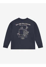 Daily7 T-shirt Longsleeve Backprint Odyssey Gray