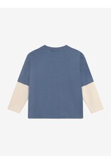 Daily7 T-shirt Longsleeve Over Sleeve Ash Blue