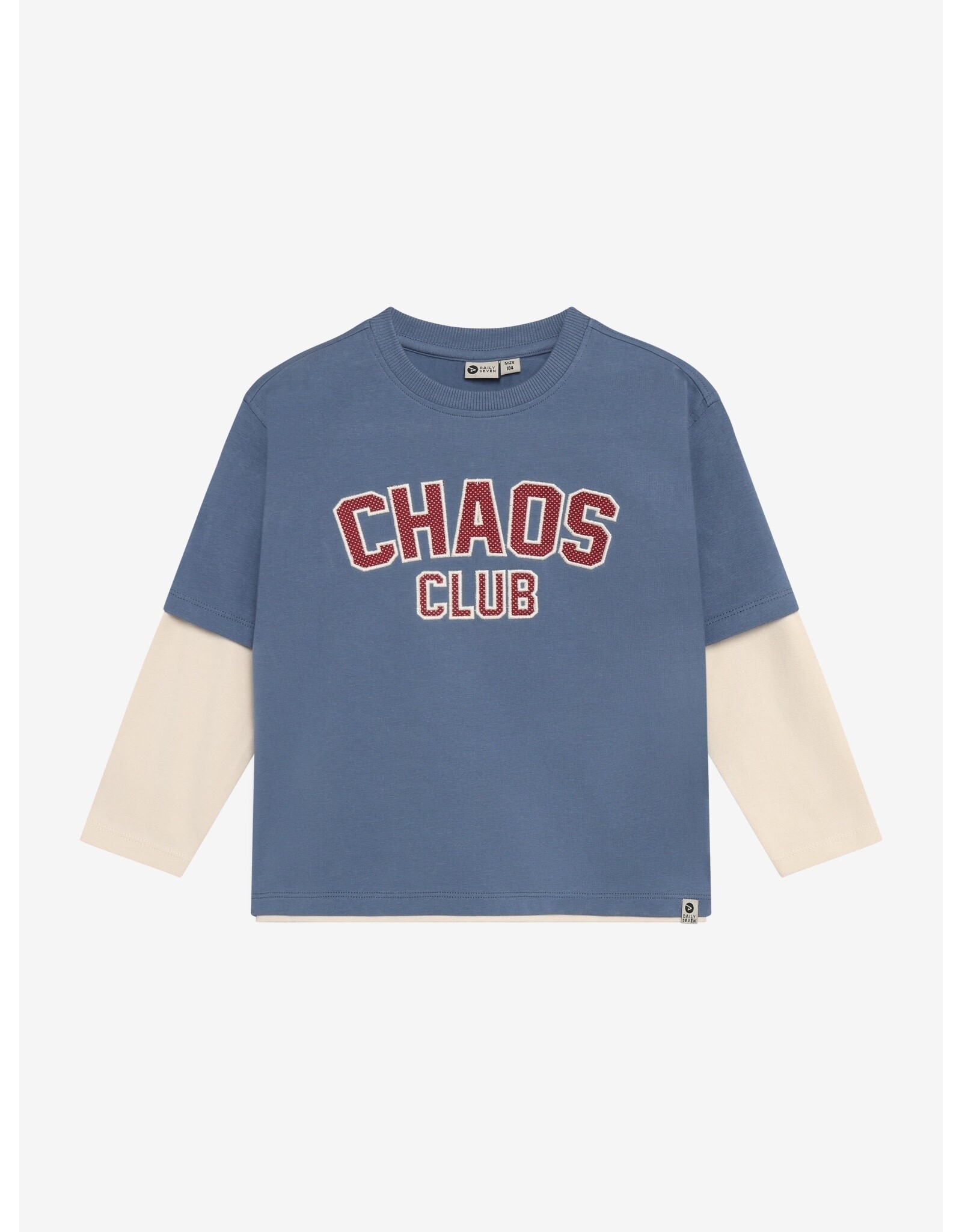 Daily7 T-shirt Longsleeve Over Sleeve Ash Blue