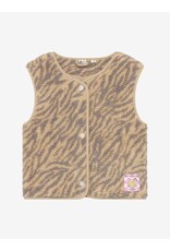 Daily7 Teddy Gilet Animal Ginger Root
