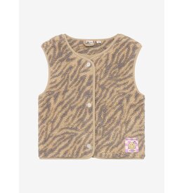 Daily7 Teddy Gilet Animal Ginger Root