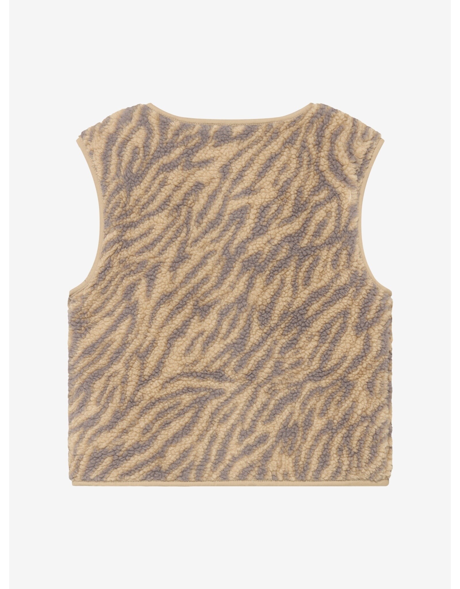 Daily7 Teddy Gilet Animal Ginger Root