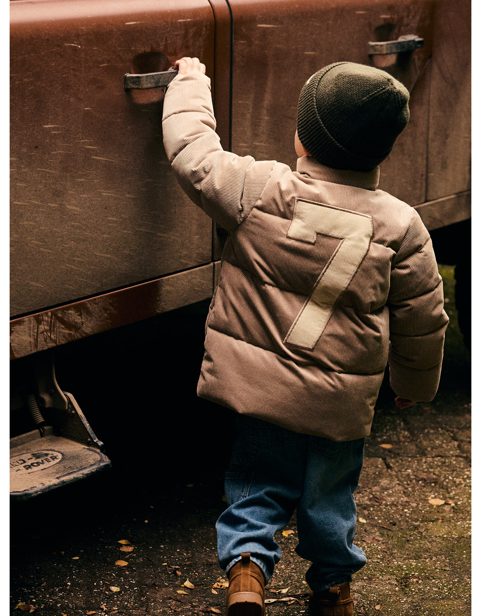 Daily7 Winterjacket Corduroy Plaza Taupe