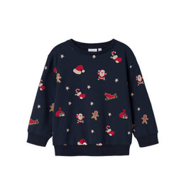 Name it NMNROHOM LS NREG SWEAT BRU Navy Blazer