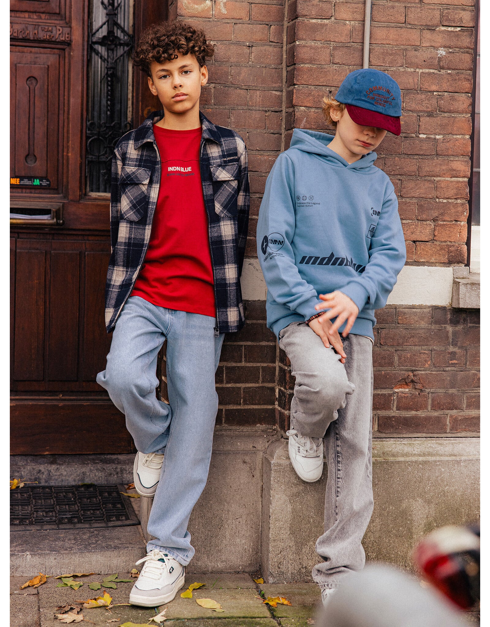 Indian Blue Jeans Baggy Straight Fit bluejeans Light Denim Blue