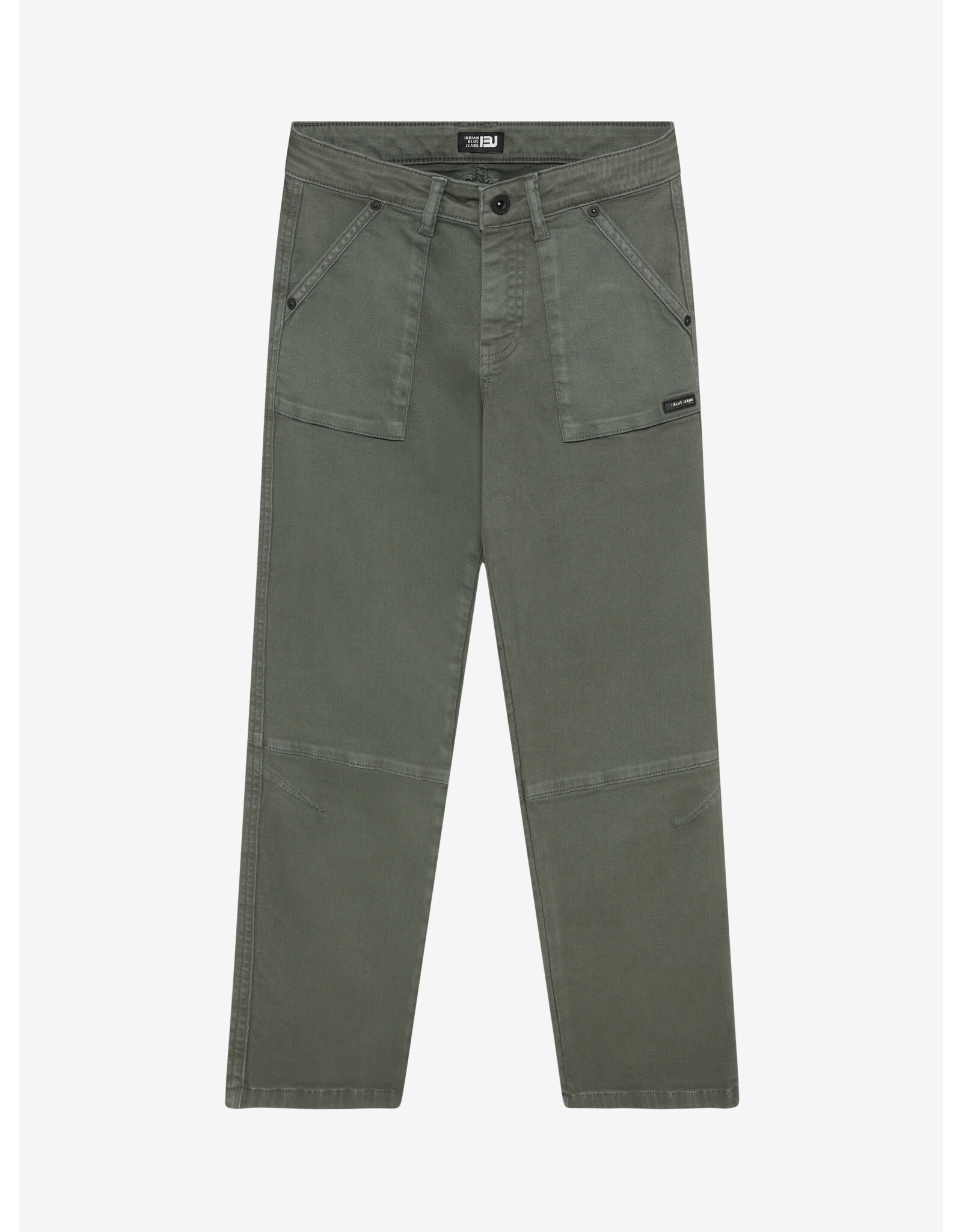 Indian Blue Jeans Pants Wide Loose Fit Dust Army