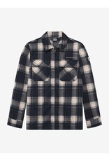 Indian Blue Jeans Shirt Jacket Zip Check Antra Ash