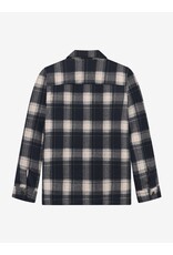 Indian Blue Jeans Shirt Jacket Zip Check Antra Ash
