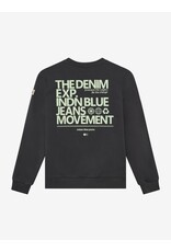 Indian Blue Jeans Sweater Chest and Backprint Antra Ash