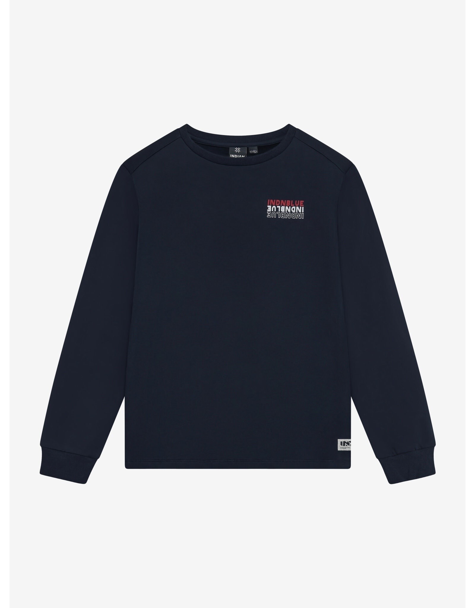Indian Blue Jeans T-Shirt LS Backprint Indian Deep Navy