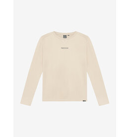 Indian Blue Jeans T-Shirt LS Chest and Backprint Pale Sand