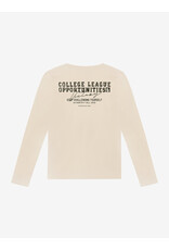 Indian Blue Jeans T-Shirt LS Chest and Backprint Pale Sand
