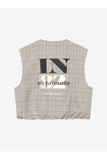 Indian Blue Jeans Gilet Check Humus