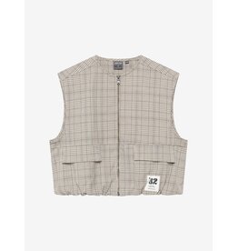 Indian Blue Jeans Gilet Check Humus