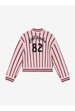 Indian Blue Jeans Knitwear Fuzzy Stripe Flushing Pink