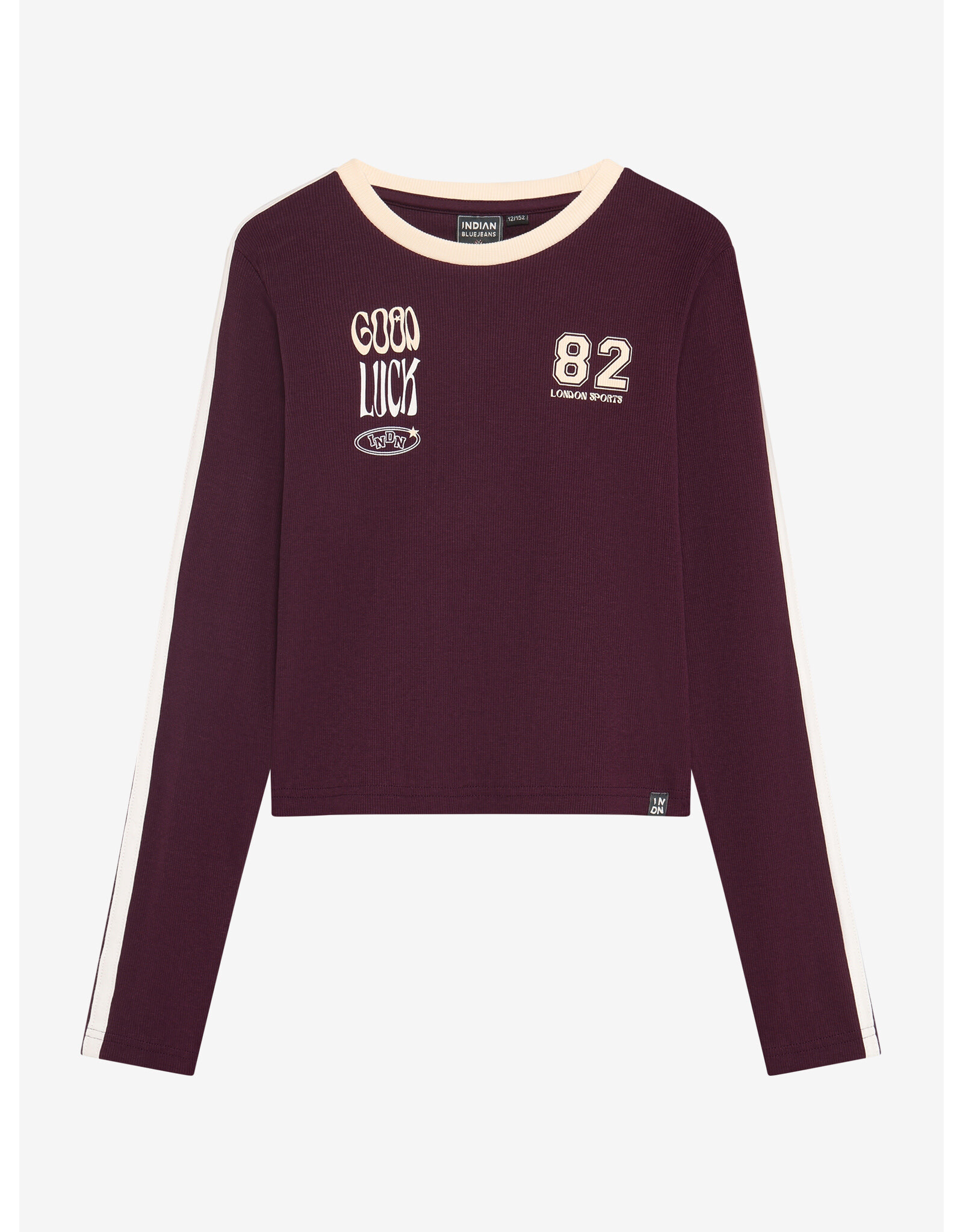 Indian Blue Jeans Longsleeve Cropped Fig