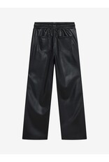 Indian Blue Jeans Pants Vegan Leather Black