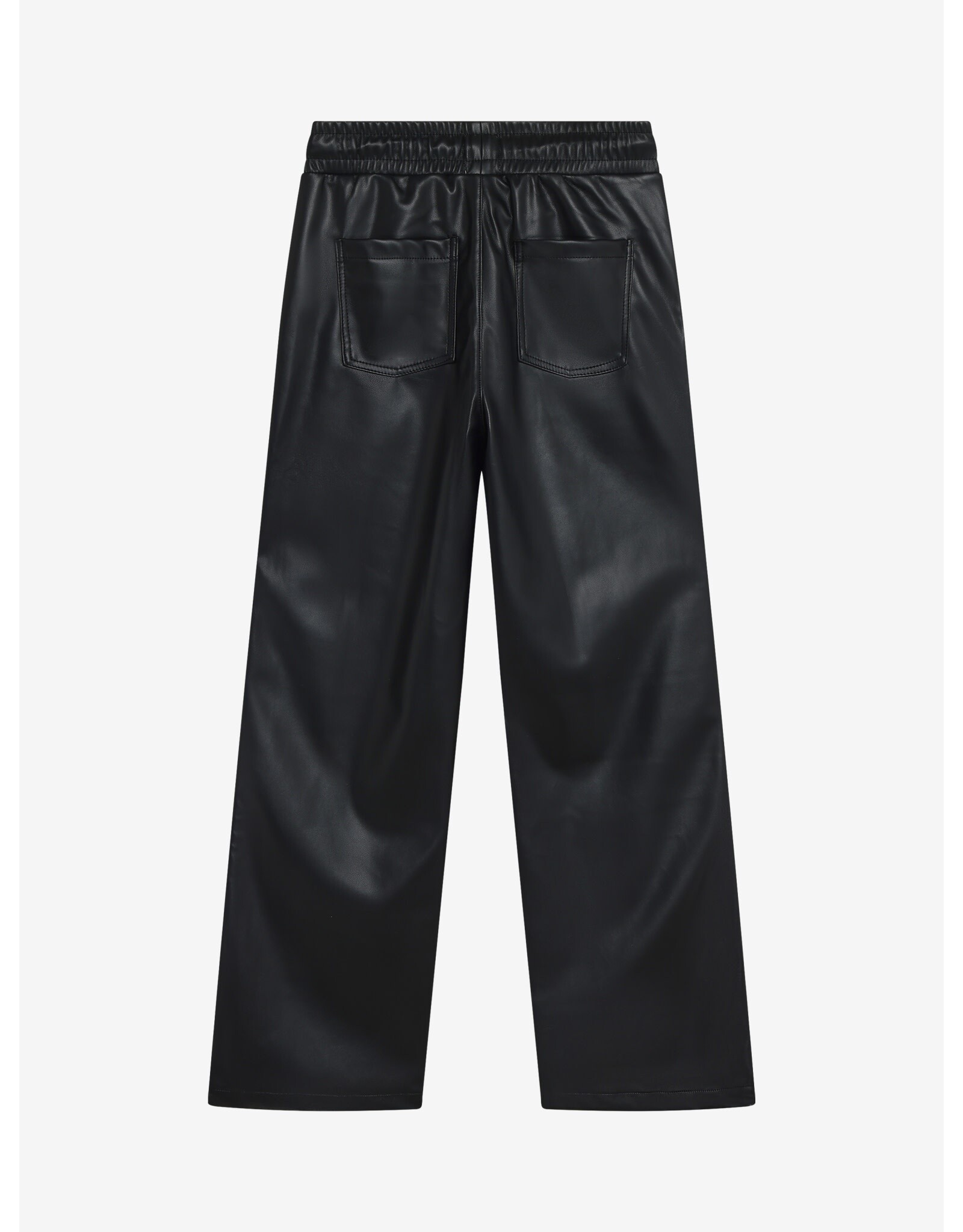Indian Blue Jeans Pants Vegan Leather Black