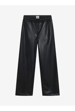 Indian Blue Jeans Pants Vegan Leather Black