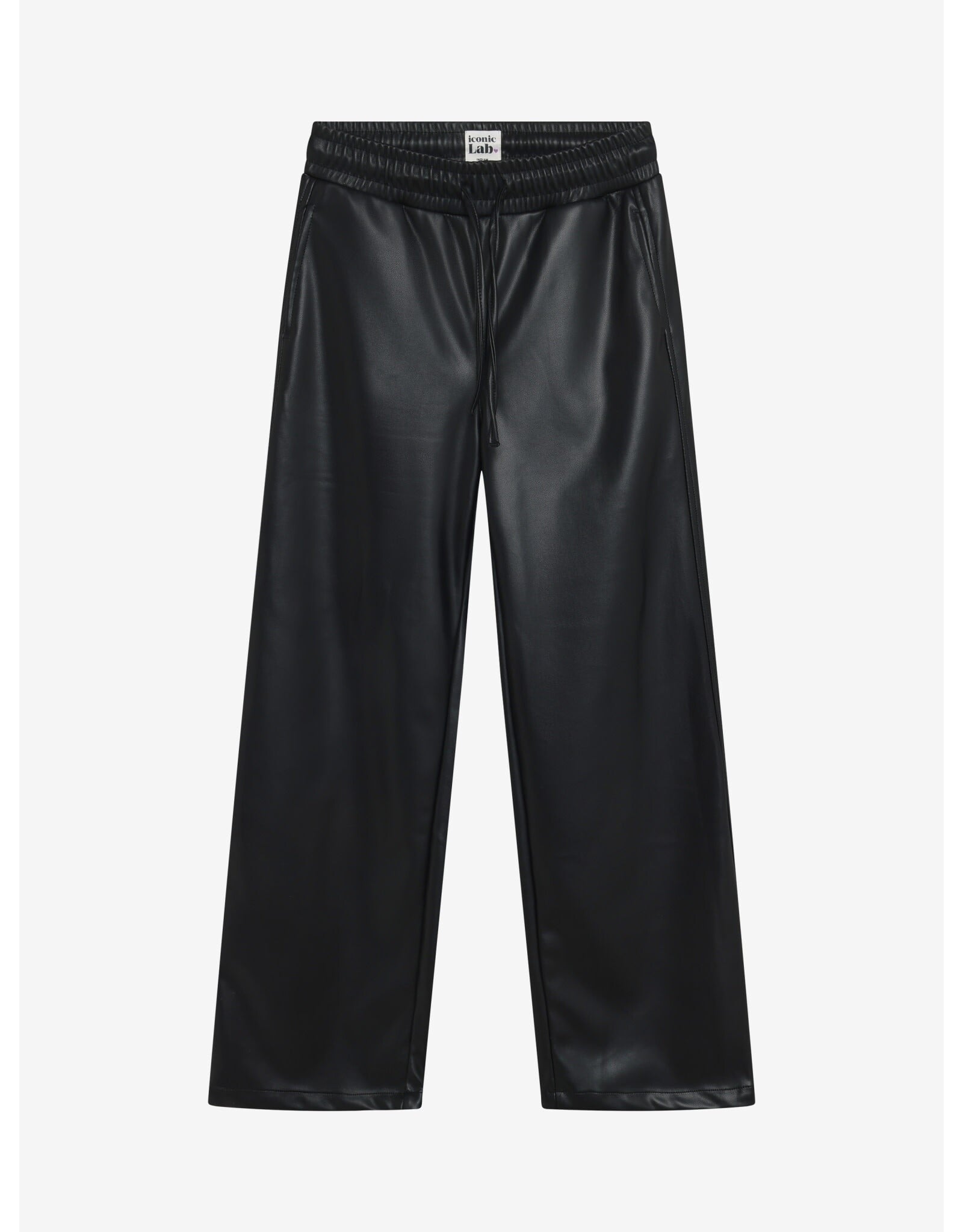 Indian Blue Jeans Pants Vegan Leather Black