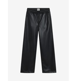 Indian Blue Jeans Pants Vegan Leather Black