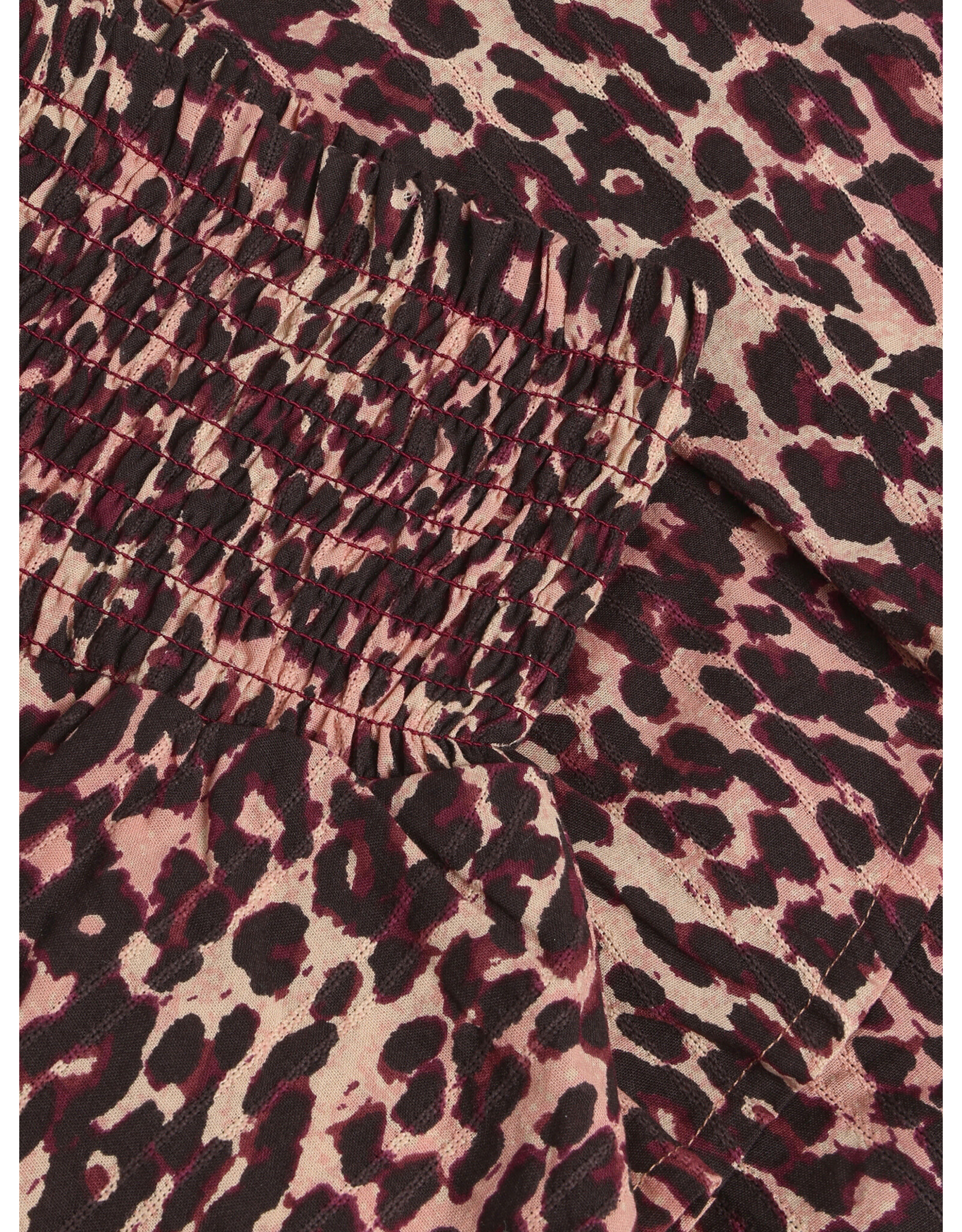 Indian Blue Jeans Skirt Leopard Fig