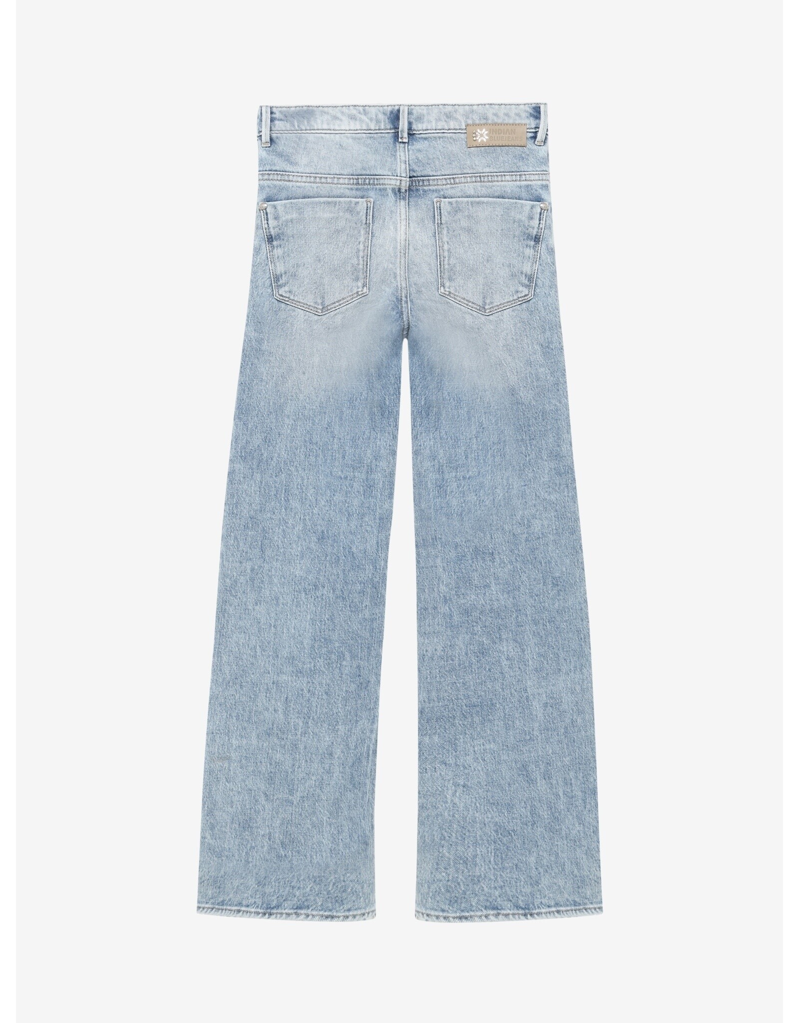 Indian Blue Jeans Wide Fit Studs Medium Denim
