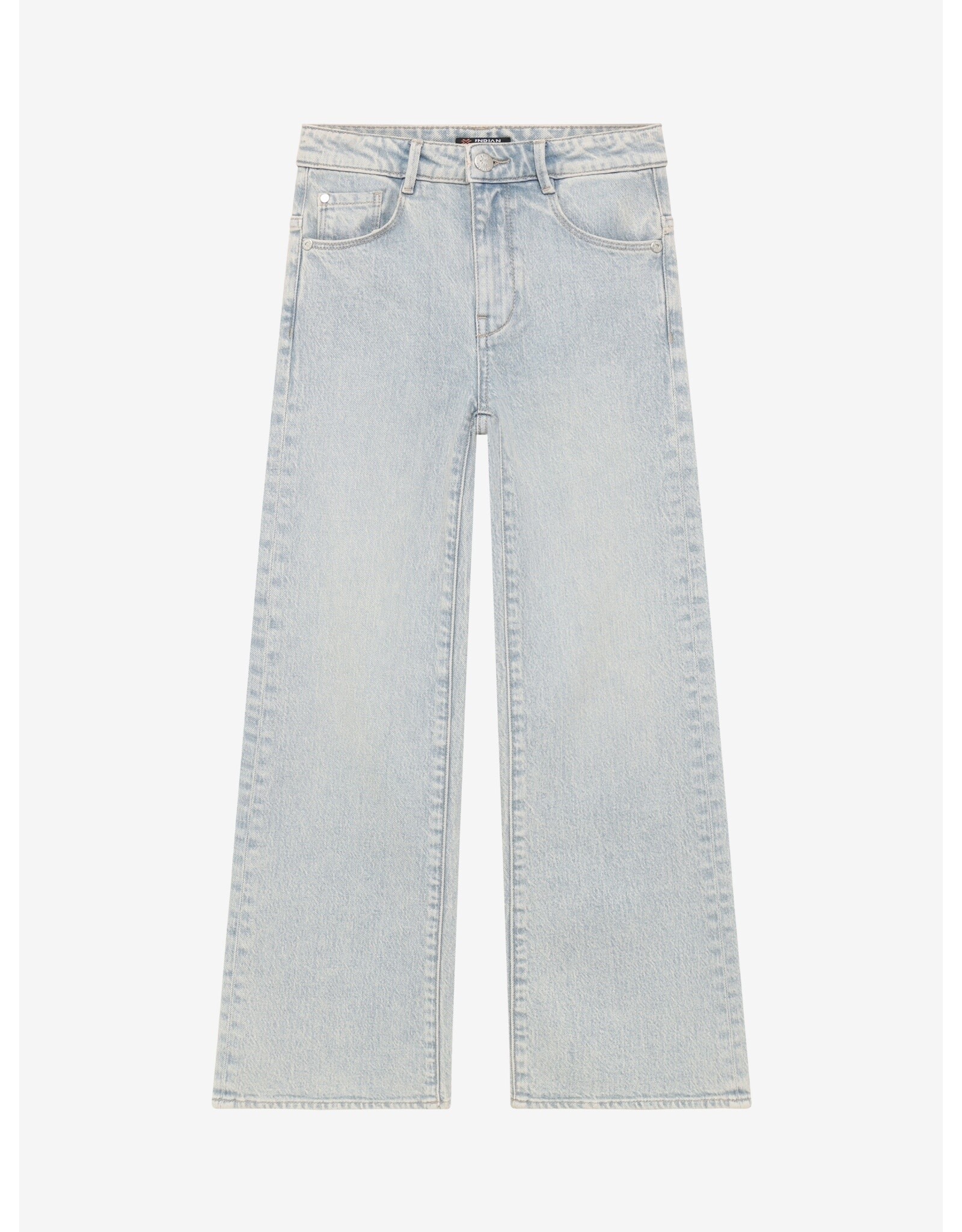Indian Blue Jeans Wide Fit Washed  Light Denim W26