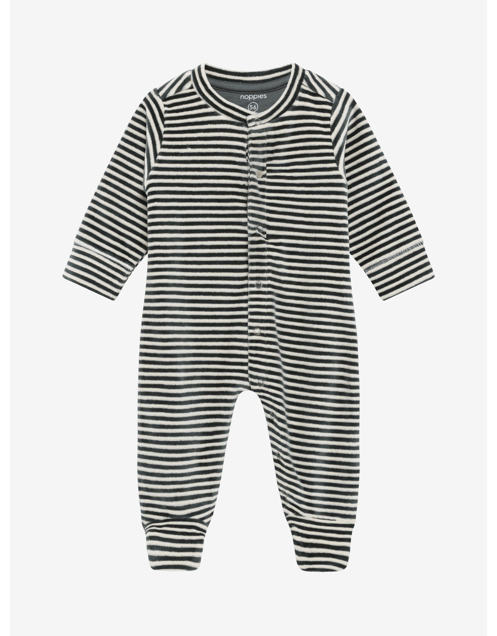 Noppies Playsuit stripe Balsam Green