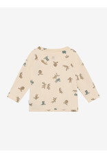Noppies Tee LS AOP Buttercream