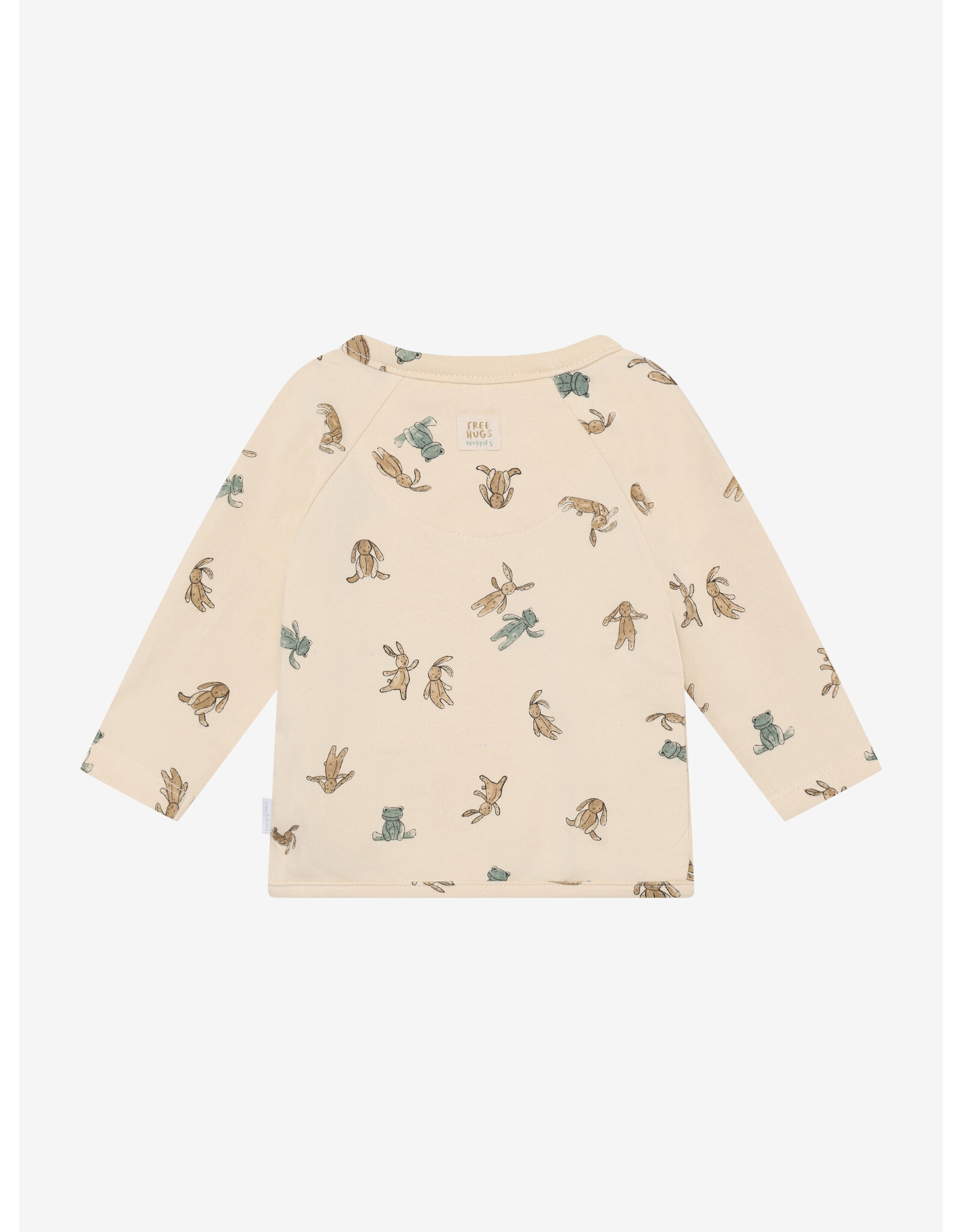 Noppies Tee LS AOP Buttercream