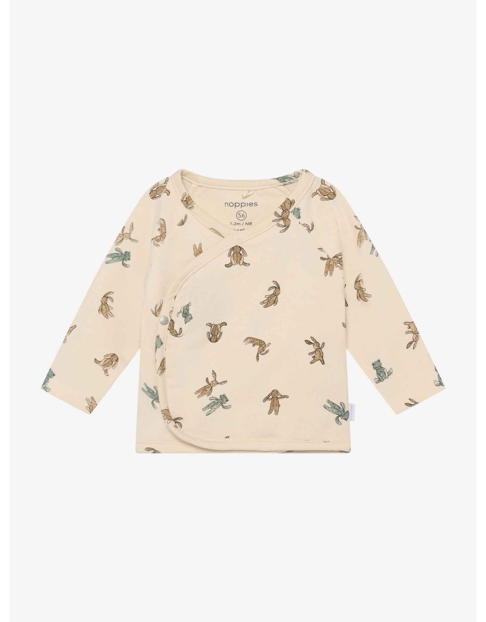 Noppies Tee LS AOP Buttercream