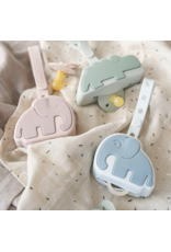 Done by Deer Silicone pacifier poch Elphee Blue