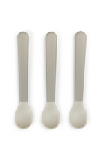 Done by Deer Foodie easy-grip baby spoon 3-pack Sand