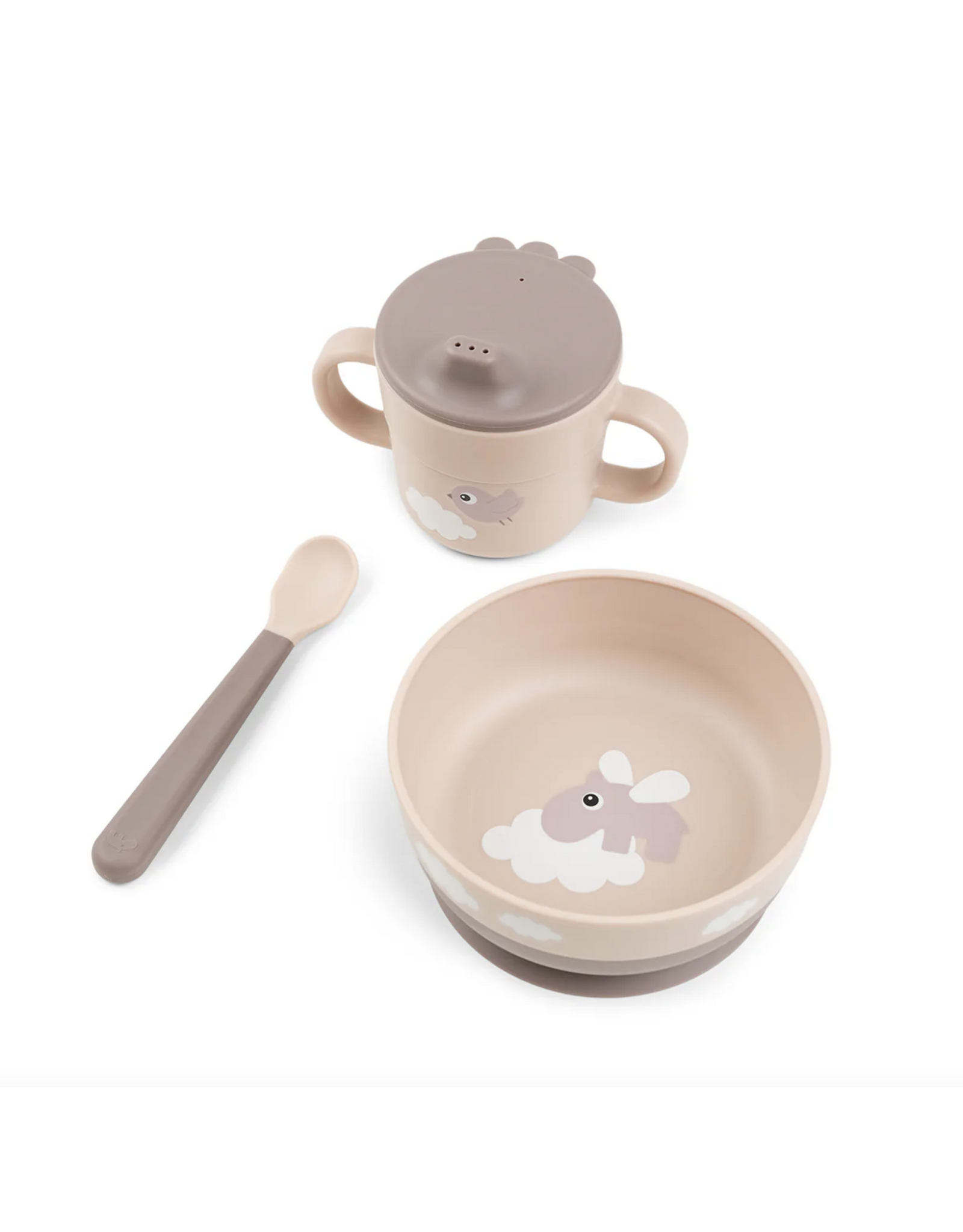 Done by Deer Foodie first meal set Happy clouds Powder
