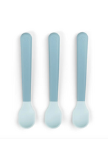 Done by Deer Foodie easy-grip baby spoon 3-pack Blue