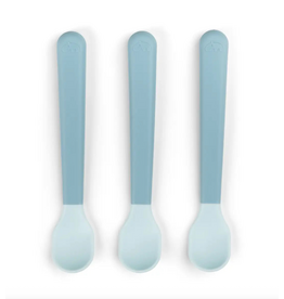 Done by Deer Foodie easy-grip baby spoon 3-pack Blue