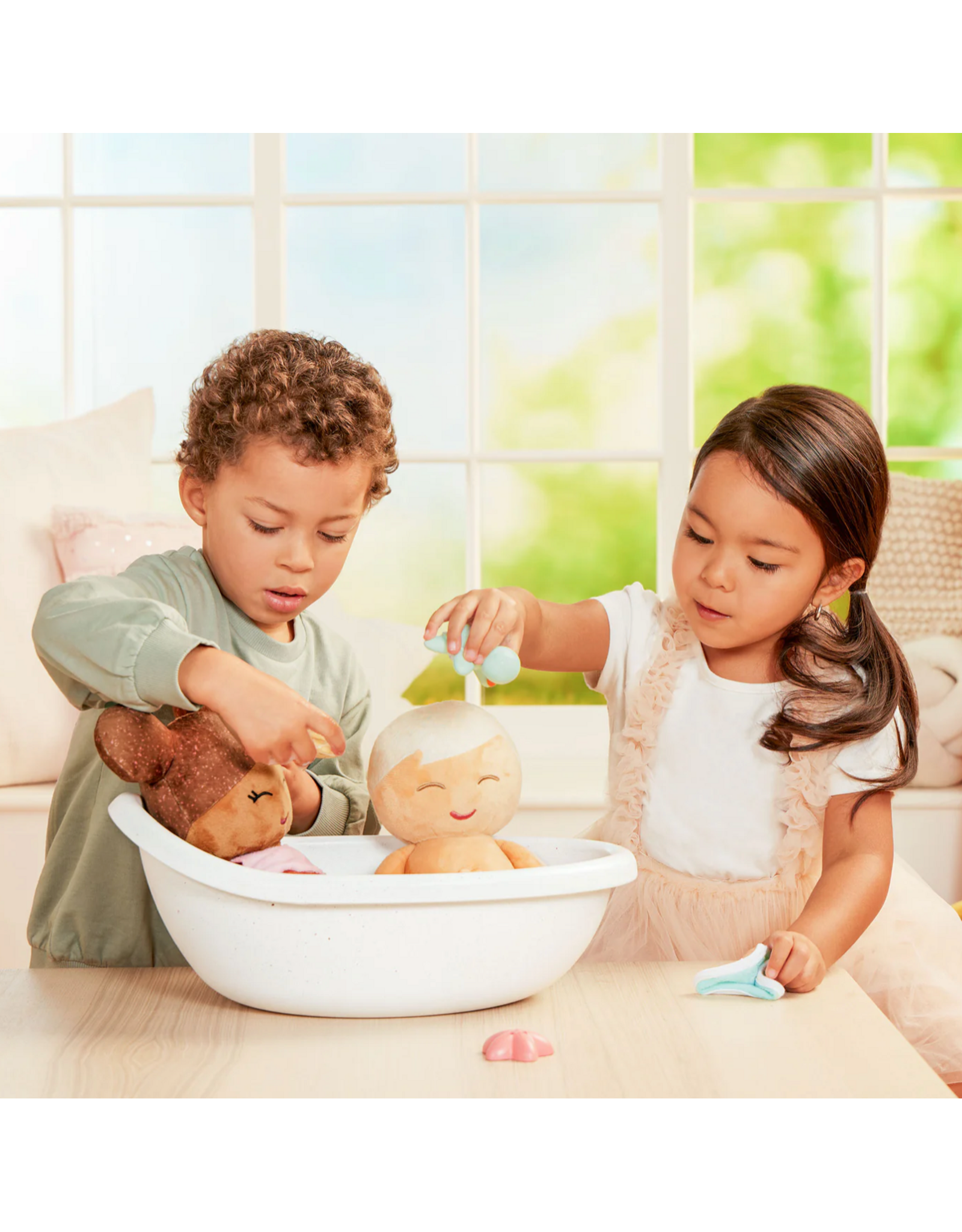 LullaBaby - LBY7265 - Plush Boy Bath Doll & Accessory