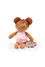 LullaBaby - LBY7332 - Small Plush Bath Brown Hair Girl Doll