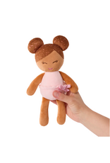 LullaBaby - LBY7332 - Small Plush Bath Brown Hair Girl Doll