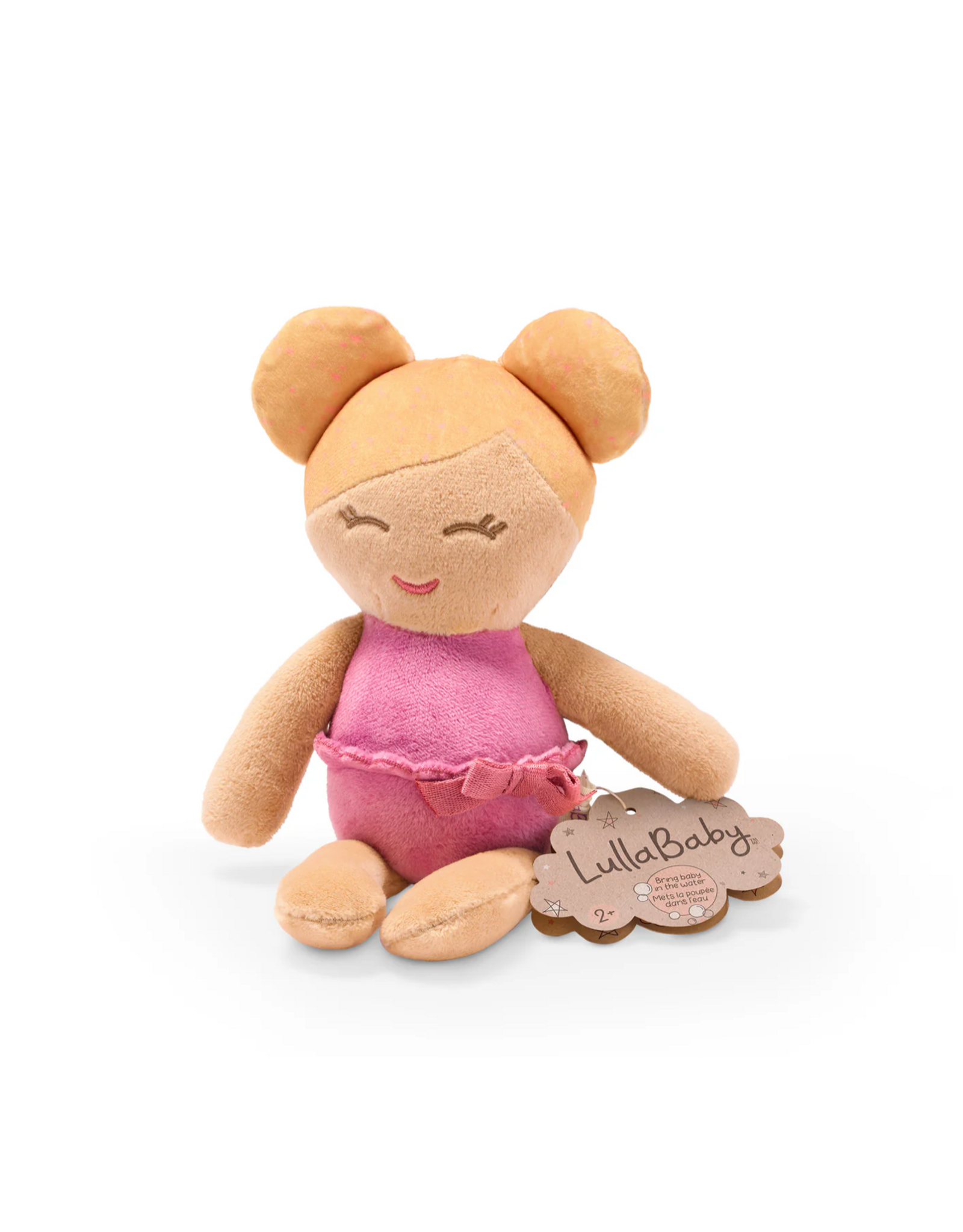 LullaBaby - LBY7333 - Small Plush Bath Blonde Hair Girl Doll