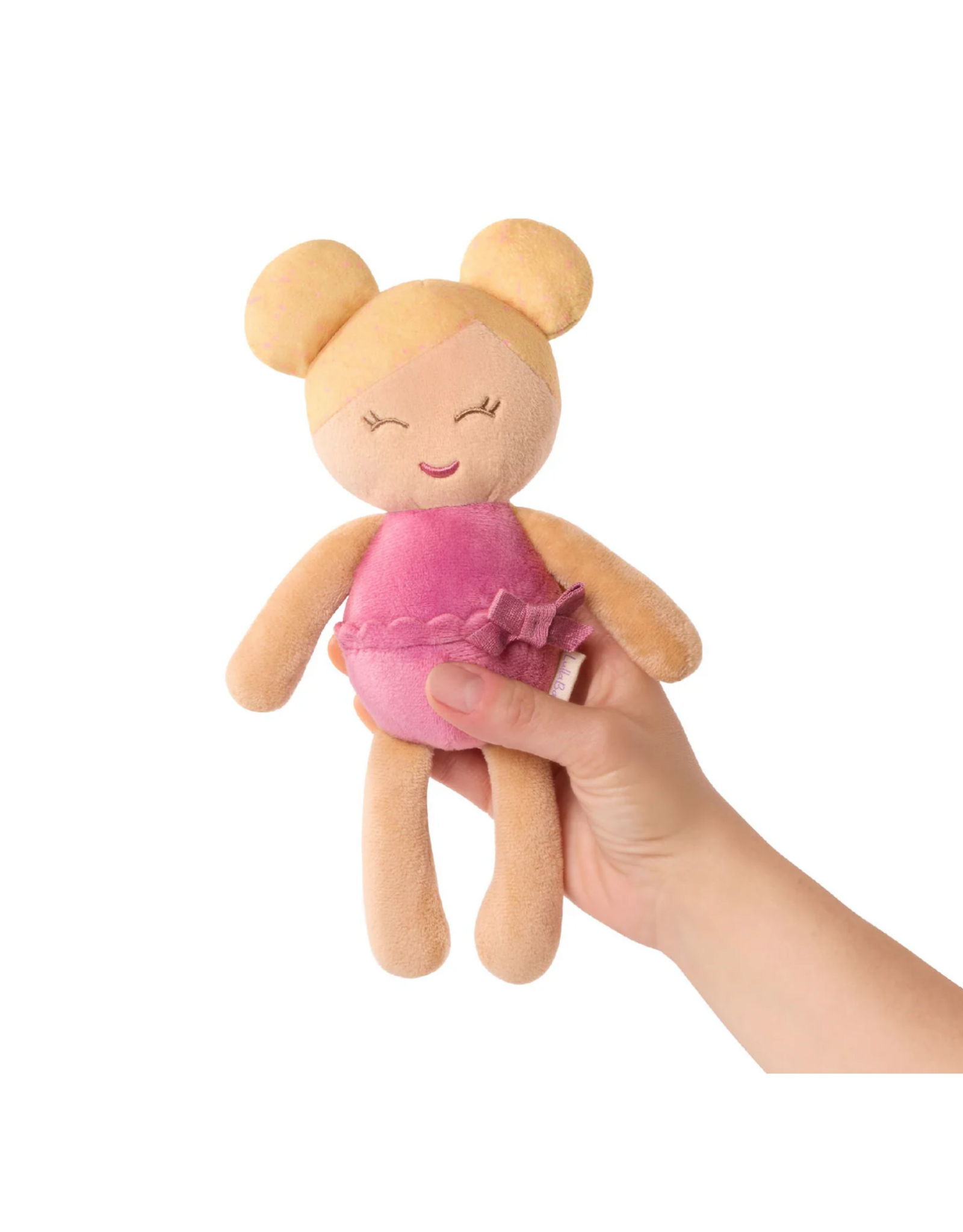 LullaBaby - LBY7333 - Small Plush Bath Blonde Hair Girl Doll