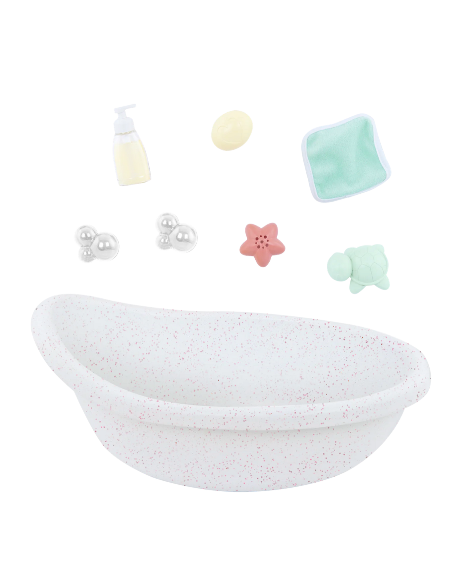 LullaBaby - LBY7649 - Baby Doll Bathtub & Accessories