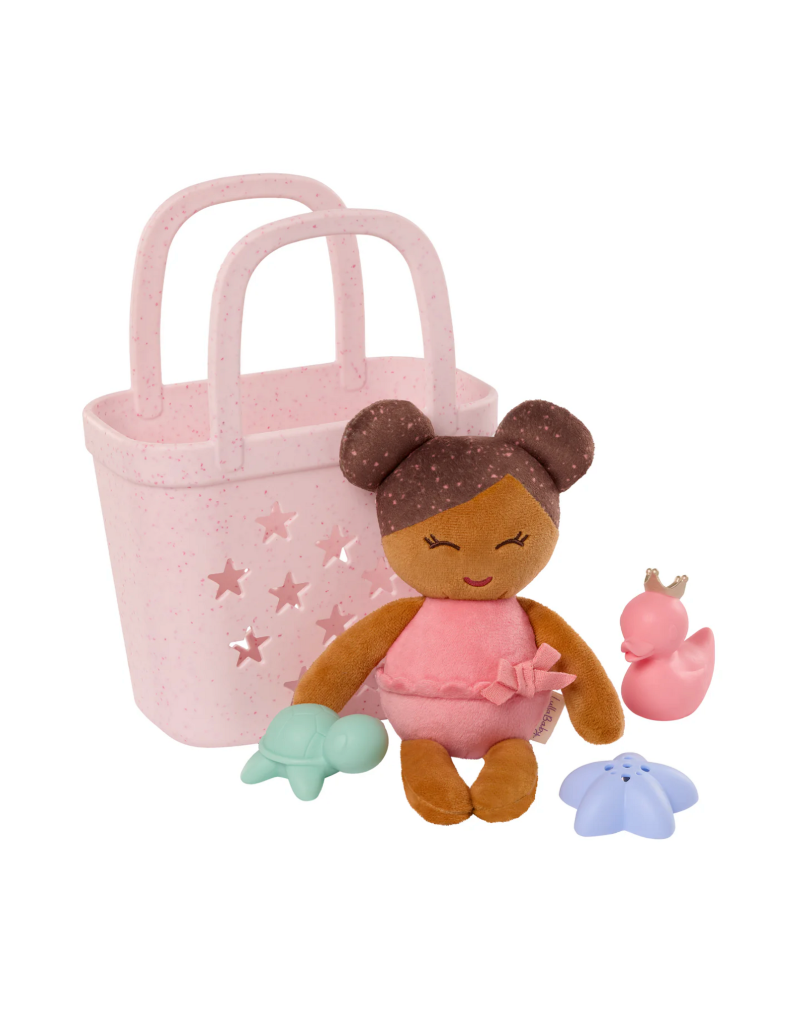 LullaBaby - LBY7725 - Bath Doll w/ Acc. in a Basket Playset