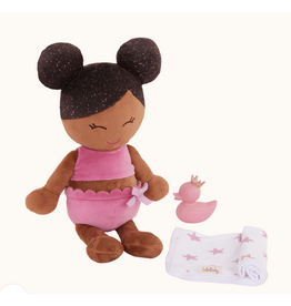 LullaBaby - LBY7237 - Plush Girl Bath Doll & Accessory