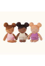 LullaBaby - LBY7736 - 3 Baby Bath Dolls in a Basket Playset