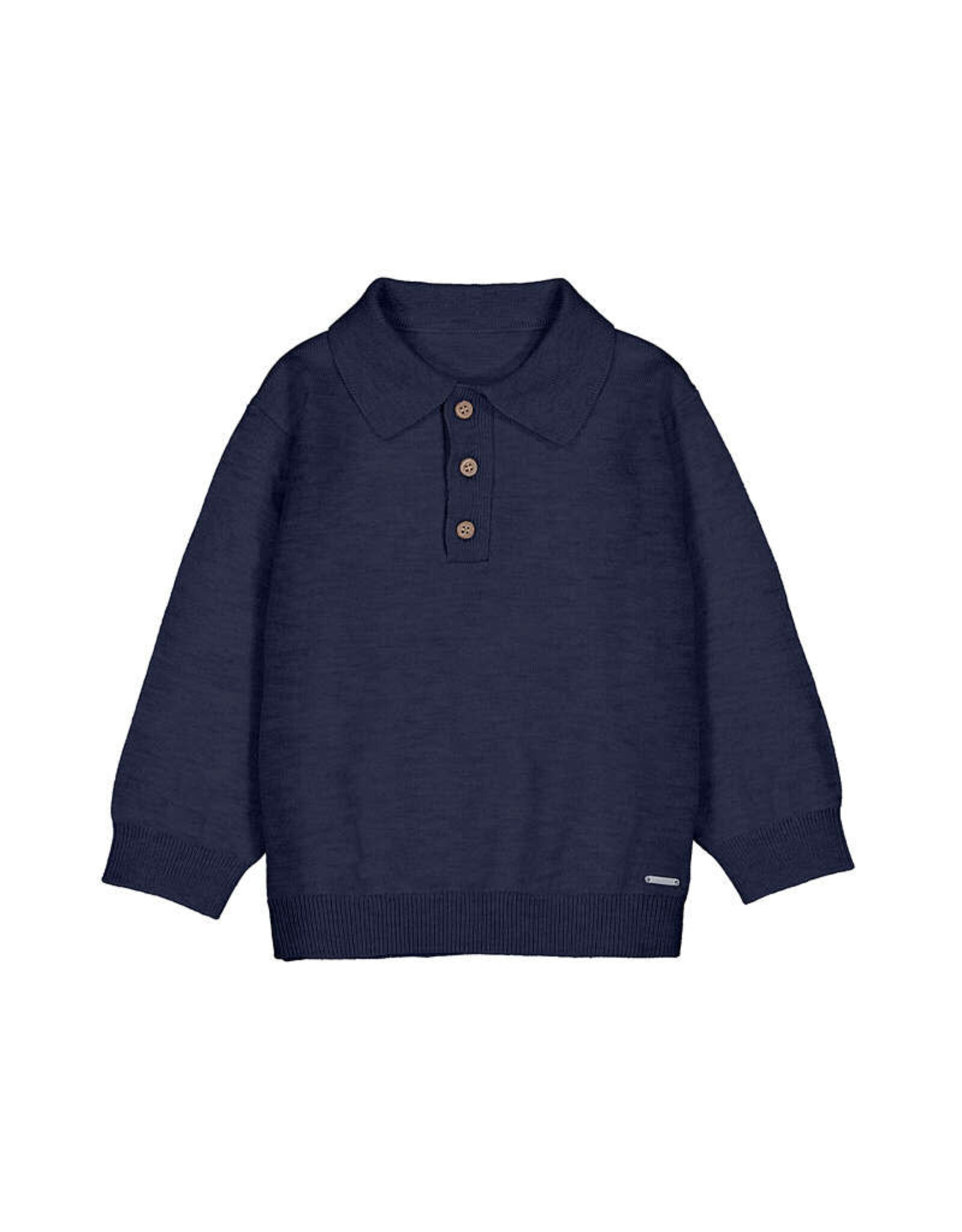 Mayoral L/s knit polo Blue W26