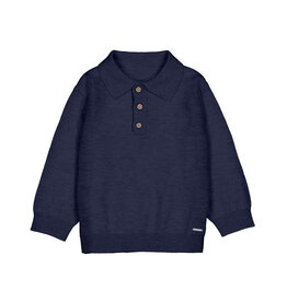 Mayoral L/s knit polo Blue W26 mini