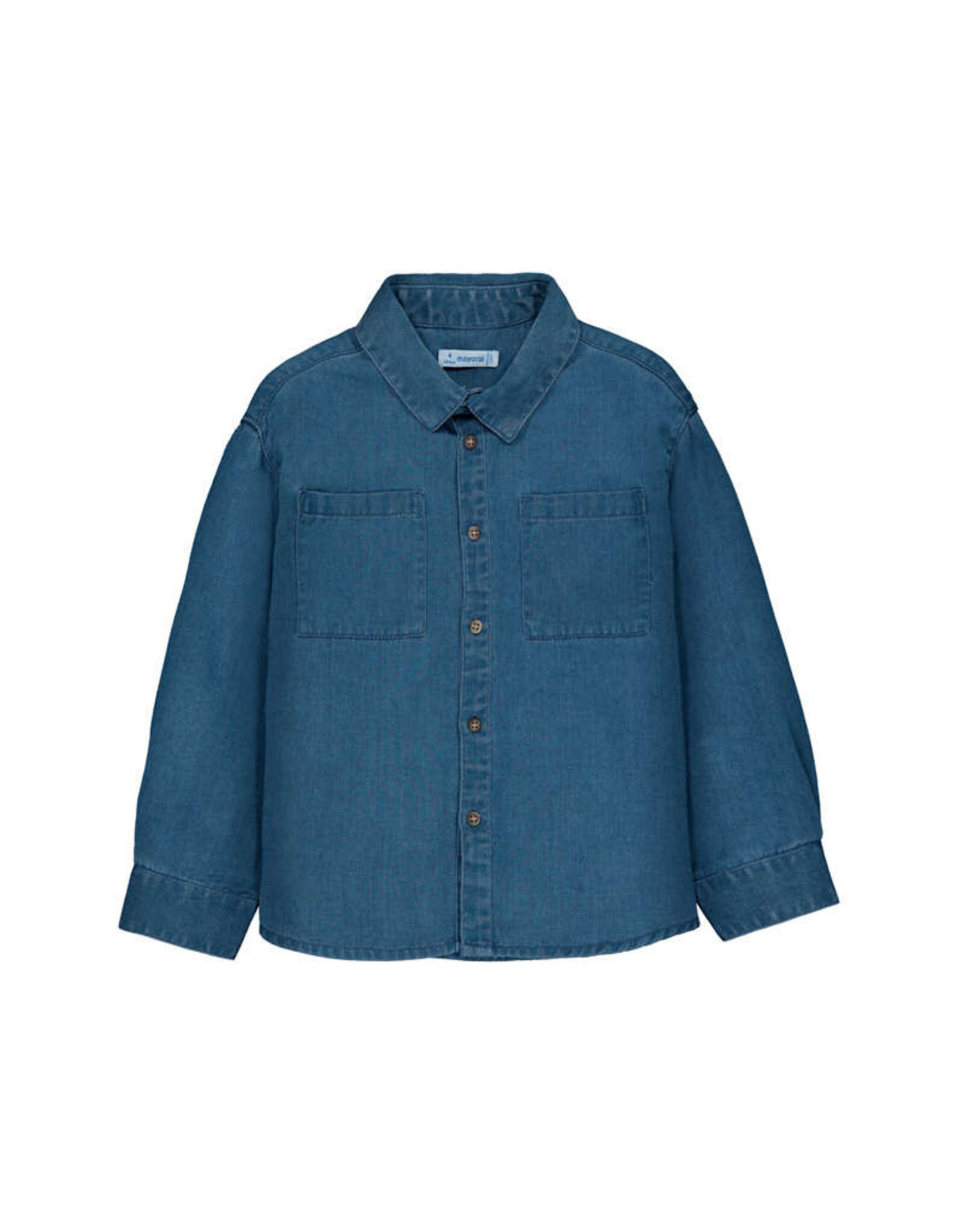 Mayoral L/s denim shirt   Medium