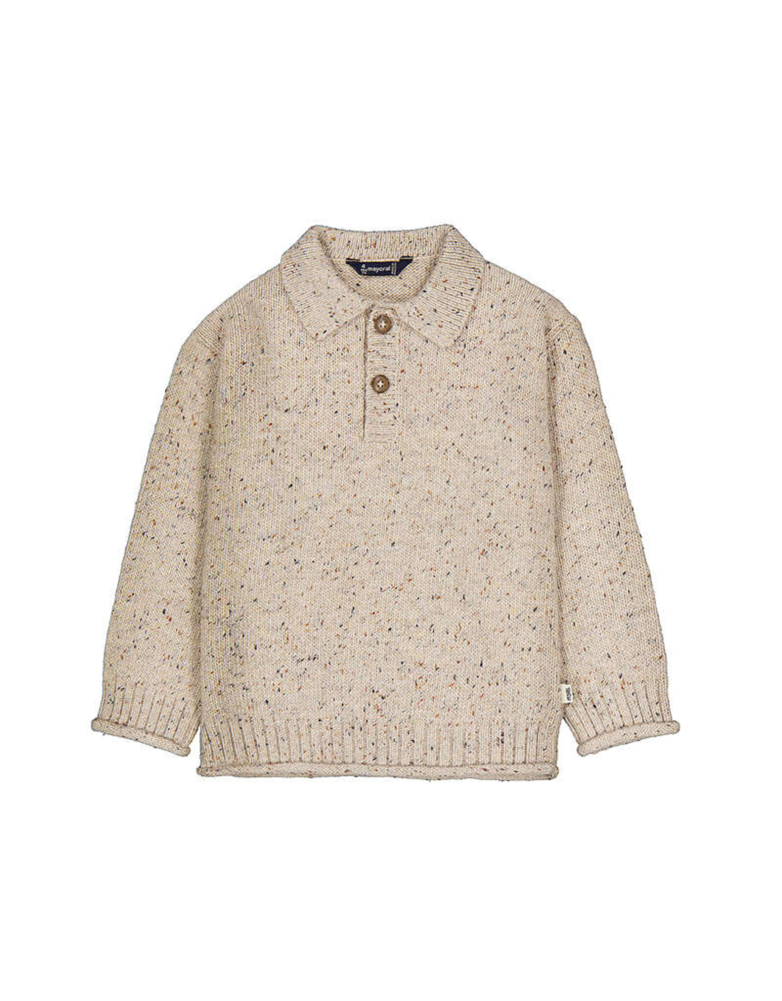 Mayoral Polo sweater tweed